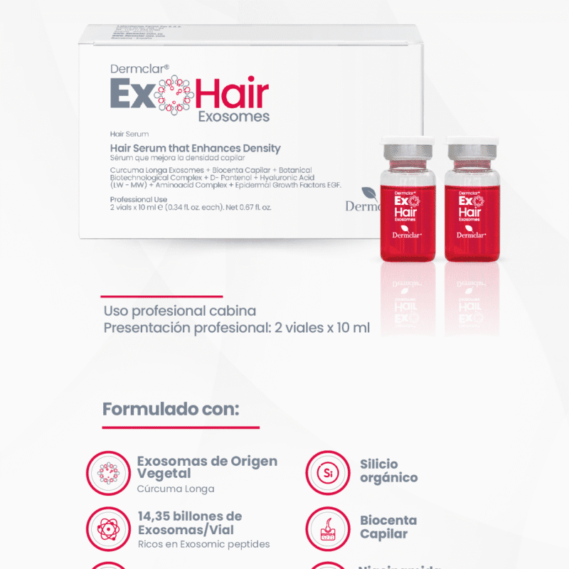 ExoHair Exosomas Vial Dermclar®